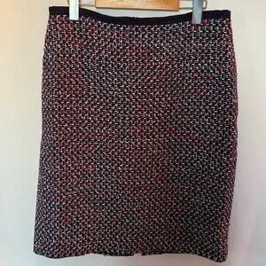 Talbots Blue Red And White Skirt